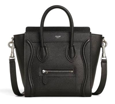 Сумка Celine Nano Luggage Bag In Drummed Calfskin