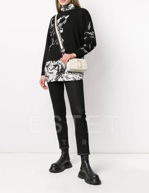 Сумка Marc Jacobs Snapshot Кремовая