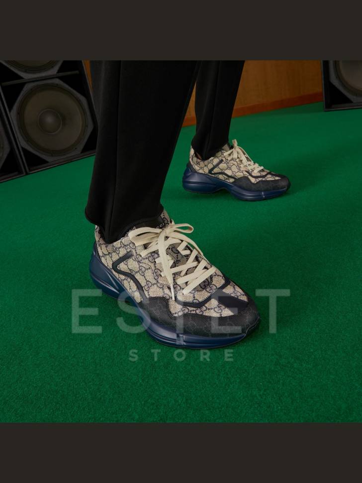 Кроссовки Gucci Gg Rhyton Бежевые