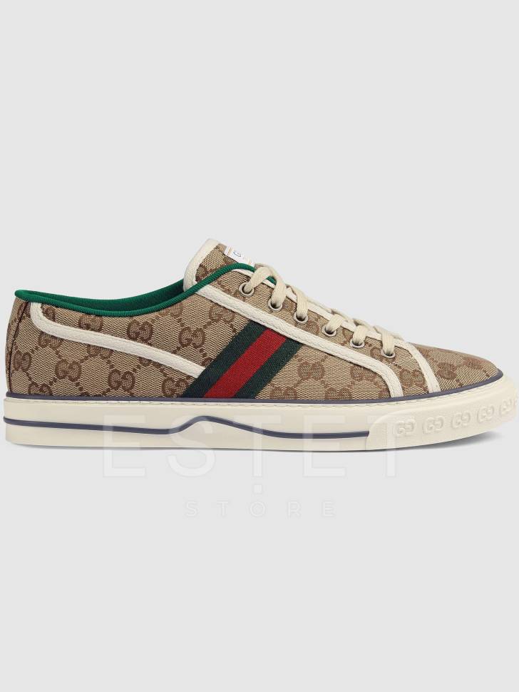 Кроссовки Gucci Gg Tennis 1977 Бежевые