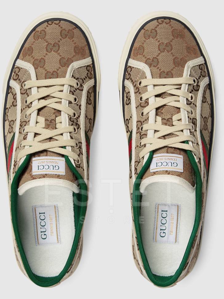 Кроссовки Gucci Gg Tennis 1977 Бежевые