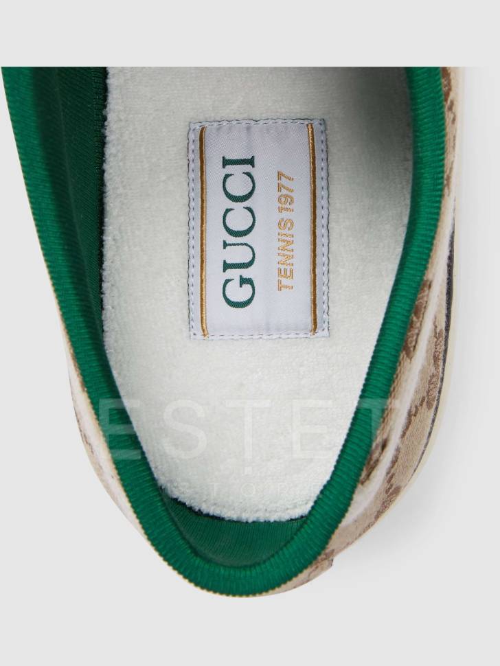 Кроссовки Gucci Gg Tennis 1977 Бежевые