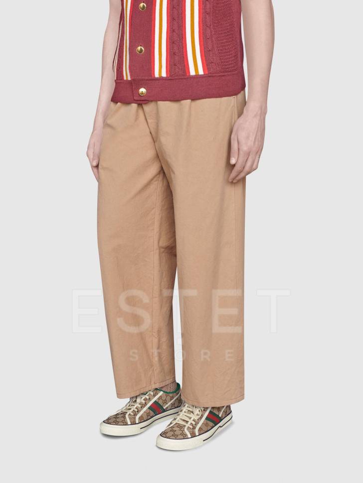Кроссовки Gucci Gg Tennis 1977 Бежевые