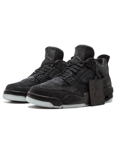 Кроссовки Nike Air Jordan 4 Retro Kaws Черные