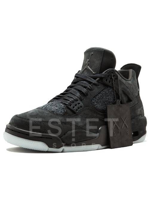 Кроссовки Nike Air Jordan 4 Retro Kaws Черные