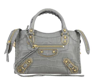 Сумка Balenciaga Metallic Edge Серая