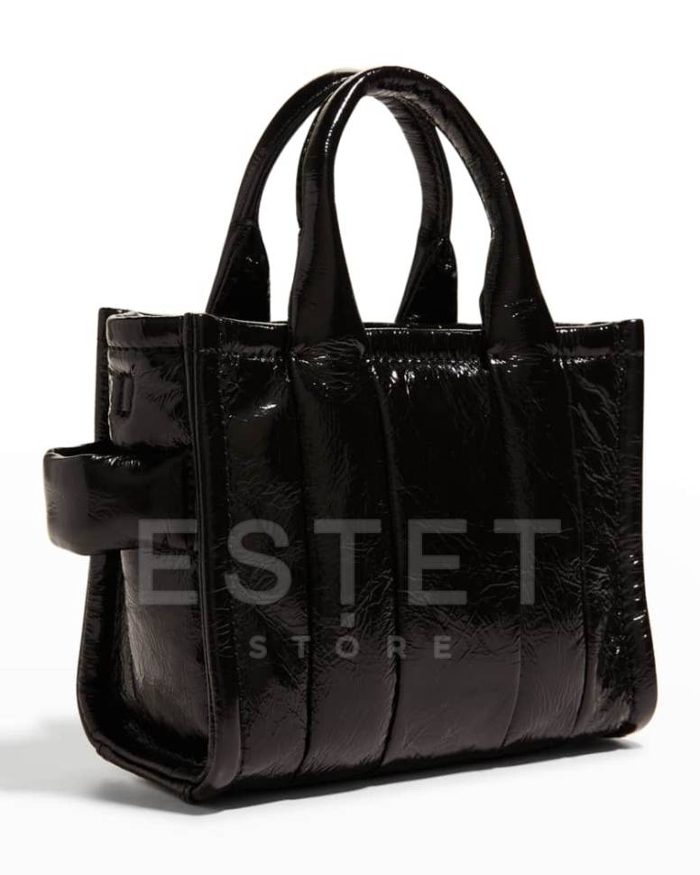 Сумка Marc Jacobs The Shiny Crinkle Micro Черная