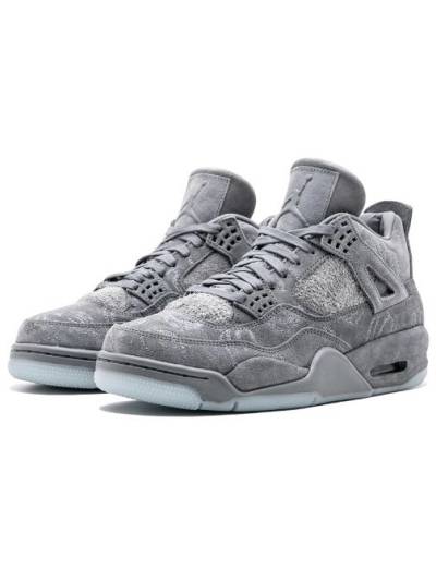 Кроссовки Nike Air Jordan 4 Retro Kaws Серые