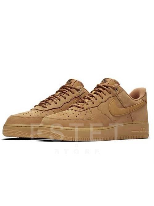 Кроссовки Nike Air Force 1 07 Wb Коричневые