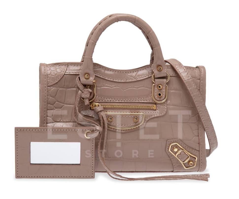 Сумка Balenciaga Metallic Edge Розовая