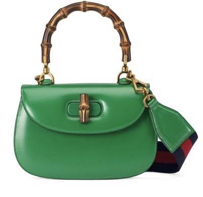 Сумка Gucci Bamboo 1947 Зеленая