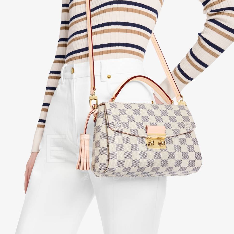 Сумка Louis Vuitton Croisette Белая