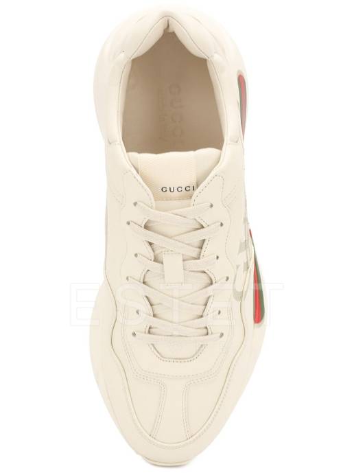 Кроссовки Gucci Rhyton Бежевые