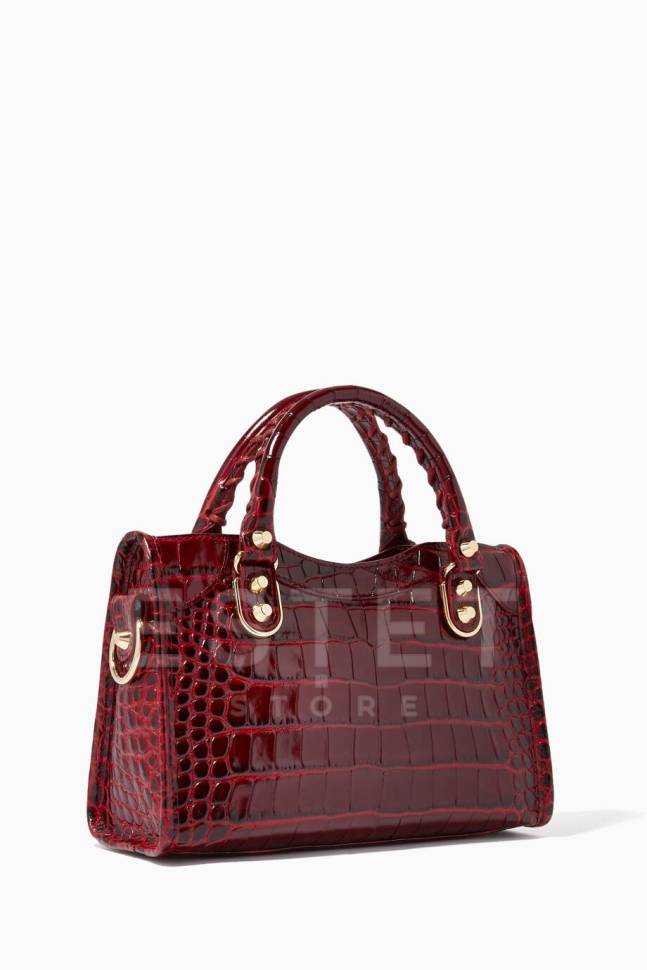 Сумка Balenciaga Metallic Edge Красная