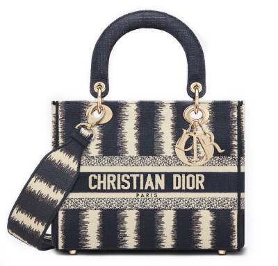 Сумка Dior Lady D-lite Темно-синяя