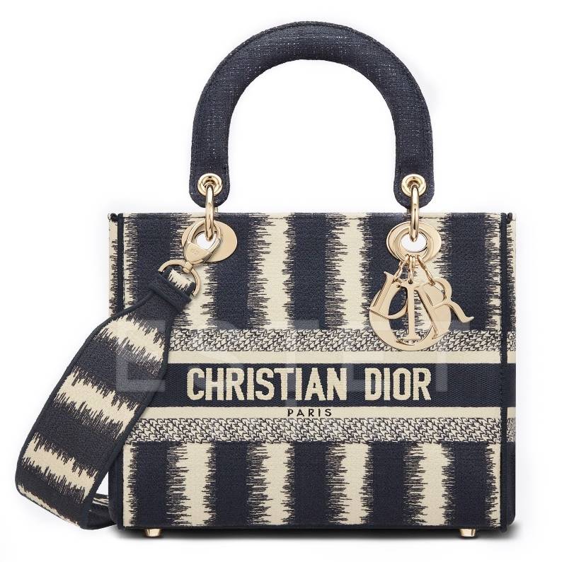 Сумка Dior Lady D-lite Темно-синяя