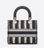 Сумка Dior Lady D-lite Темно-синяя