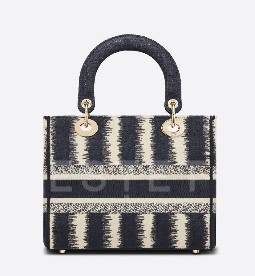 Сумка Dior Lady D-lite Темно-синяя