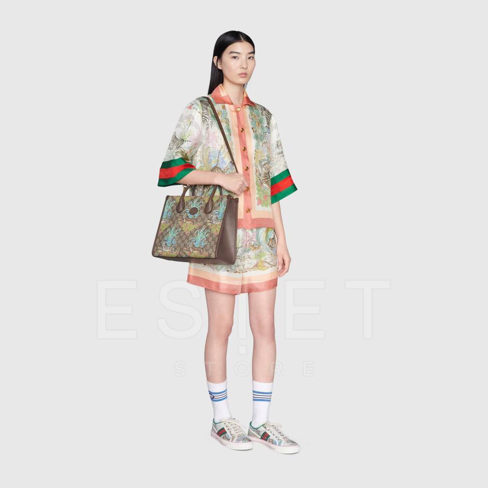 Сумка Gucci Tiger Коричневая