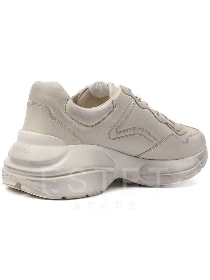 Кроссовки Gucci Rhyton Бежевые
