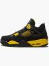Кроссовки Nike Air Jordan 4 Retro Thunder Черные
