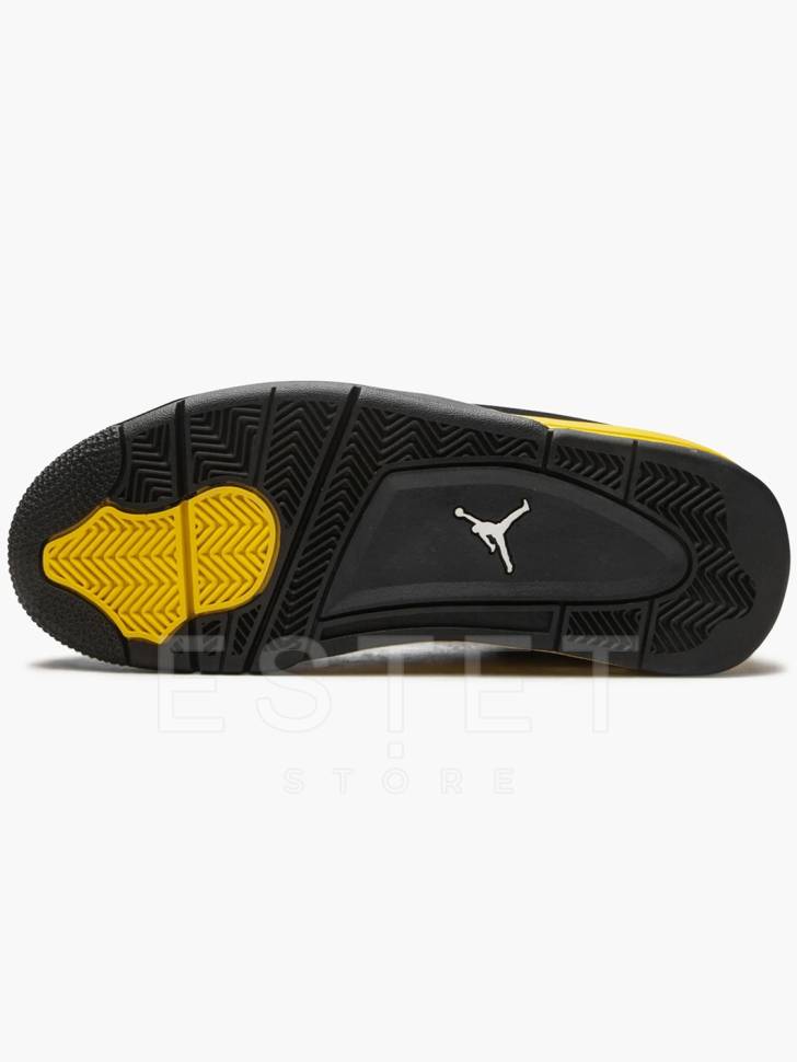 Кроссовки Nike Air Jordan 4 Retro Thunder Черные