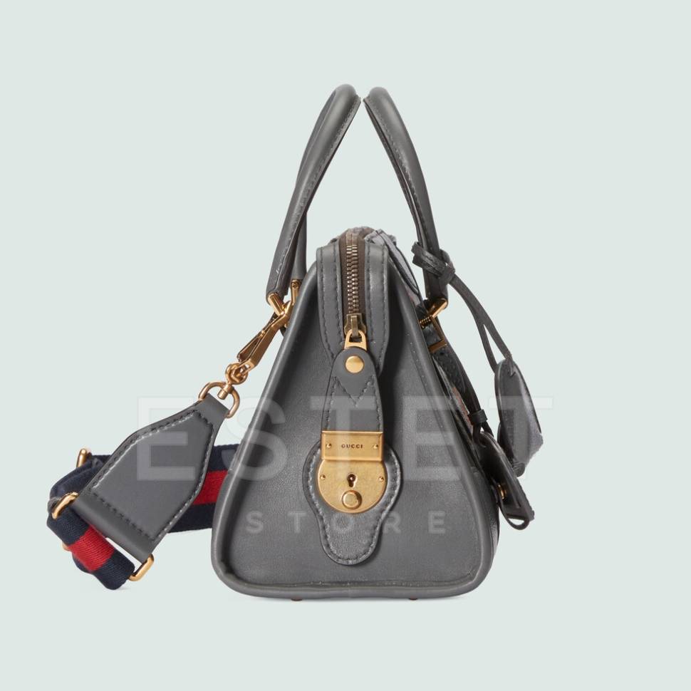 Сумка Gucci Bauletto Серая