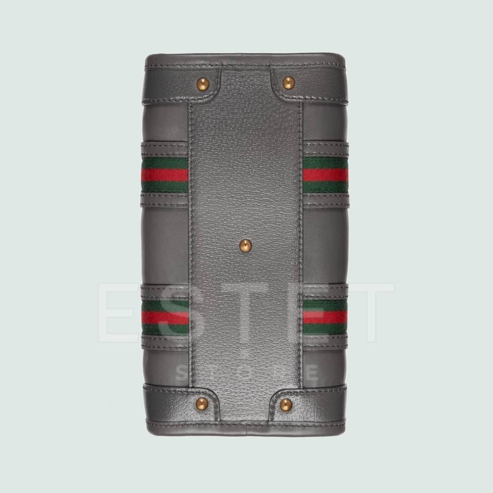 Сумка Gucci Bauletto Серая