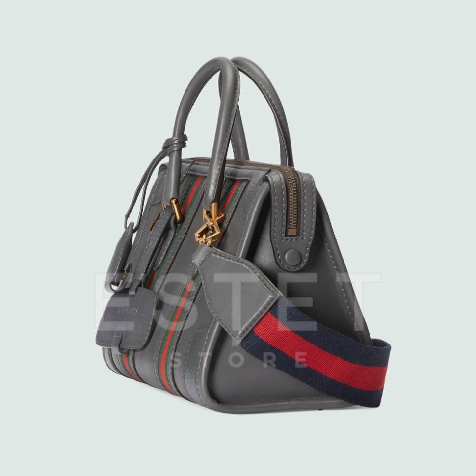 Сумка Gucci Bauletto Серая