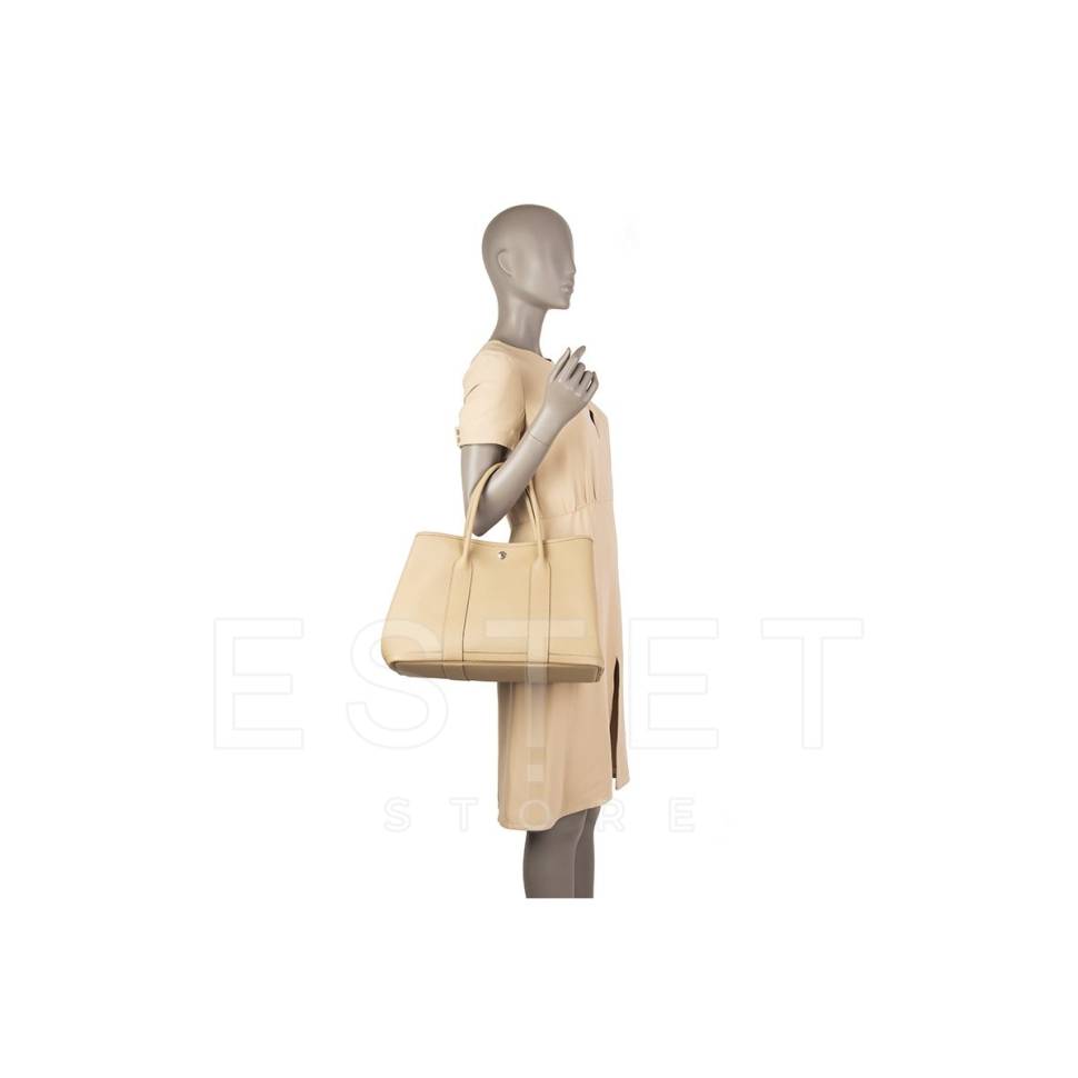 Сумка Hermes Garden Party 36 Bag Кремовая