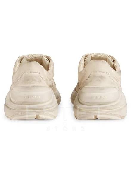 Кроссовки Gucci Rhyton Бежевые