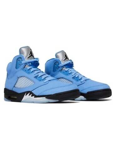 Кроссовки Nike Air Jordan 5 Голубые