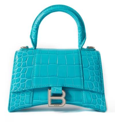 Сумка Balenciaga Hourglass S Голубая