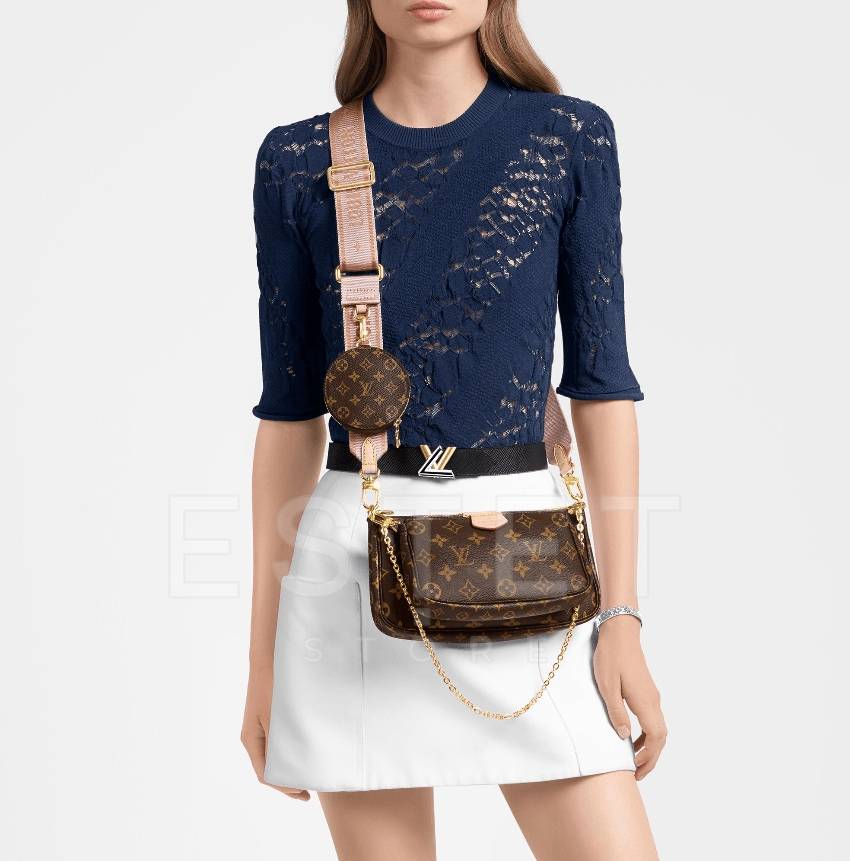 Сумка Louis Vuitton Multi Pochette Розовая