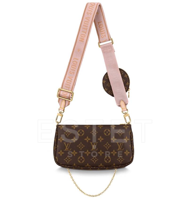 Сумка Louis Vuitton Multi Pochette Розовая