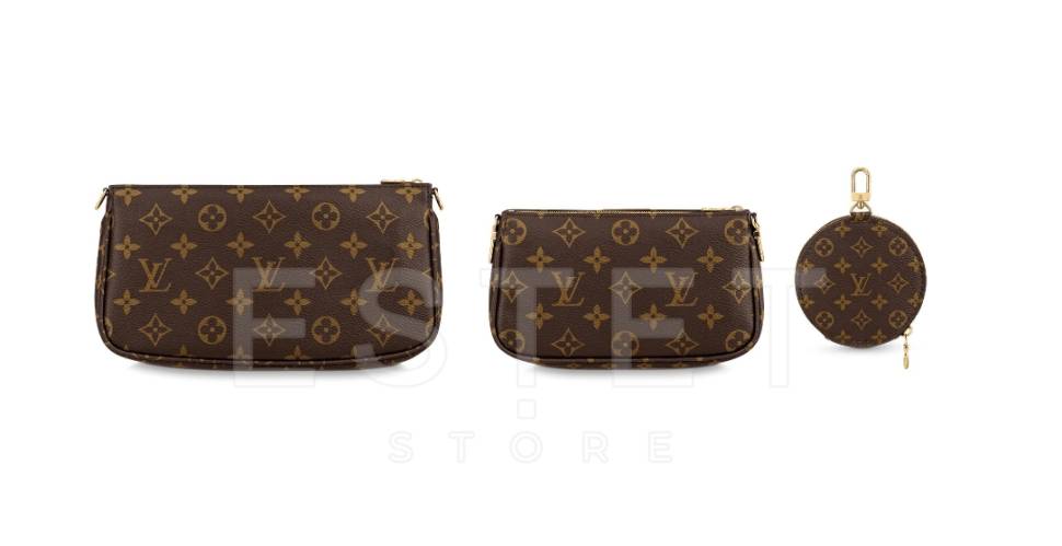 Сумка Louis Vuitton Multi Pochette Розовая