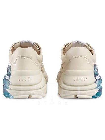Кроссовки Gucci Rhyton Бежевые