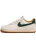 Кроссовки Nike Air Force 1 Low White Green Brown Кремовые