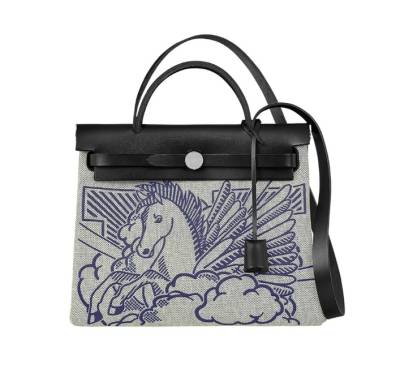 Сумка Hermes Herbag Zip 31 Retourn Светло-серая