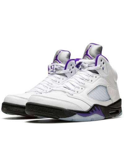 Кроссовки Nike Air Jordan 5 Retro Dark Concord White Белые