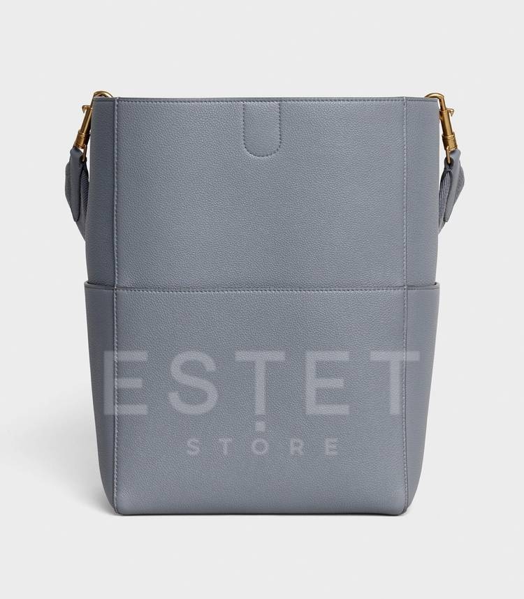 Сумка Celine Sangle Bucket Bag Сизая
