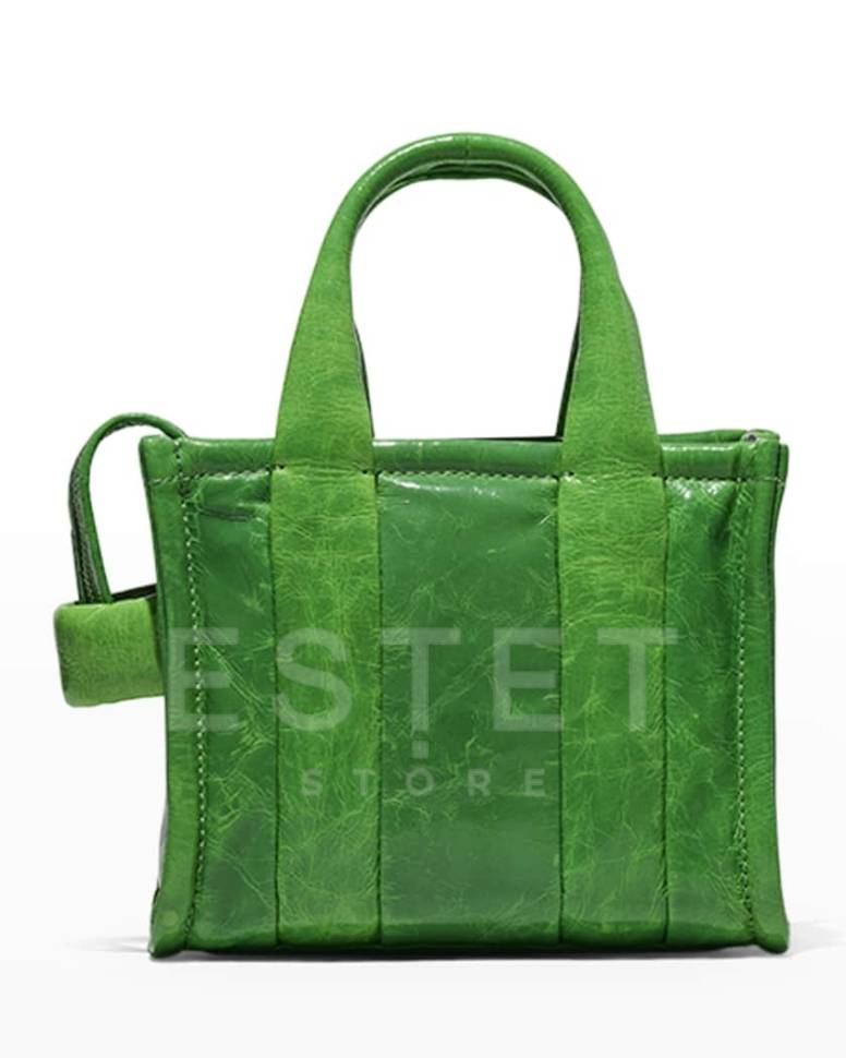 Сумка Marc Jacobs The Shiny Crinkle Micro Зеленая