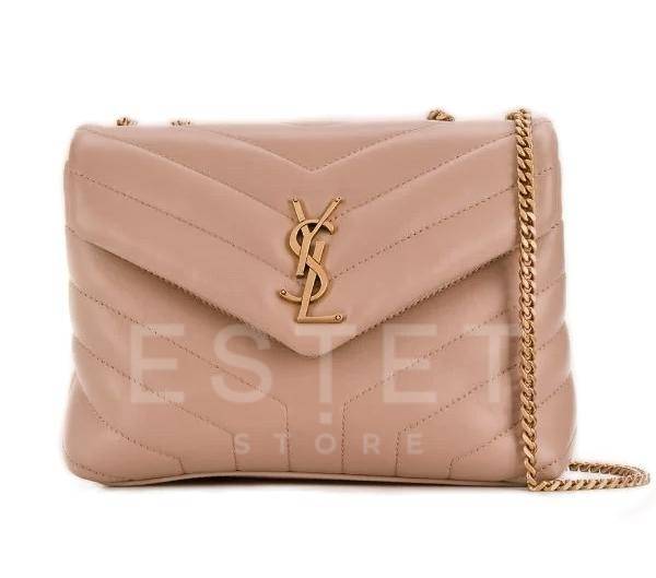 Сумка Saint Laurent Loulou Бежевая