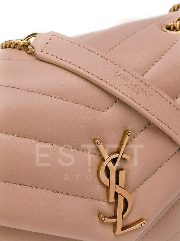 Сумка Saint Laurent Loulou Бежевая