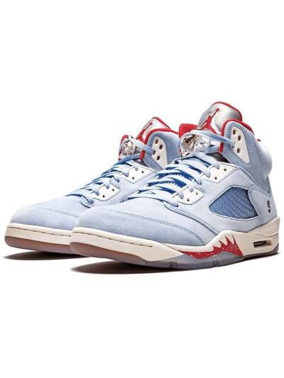 Кроссовки Nike Air Jordan 5 Retro Голубые