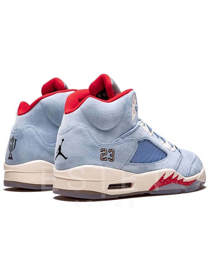 Кроссовки Nike Air Jordan 5 Retro Голубые