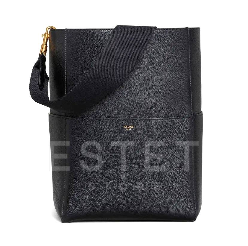Сумка Celine Sangle Bucket Bag Черная