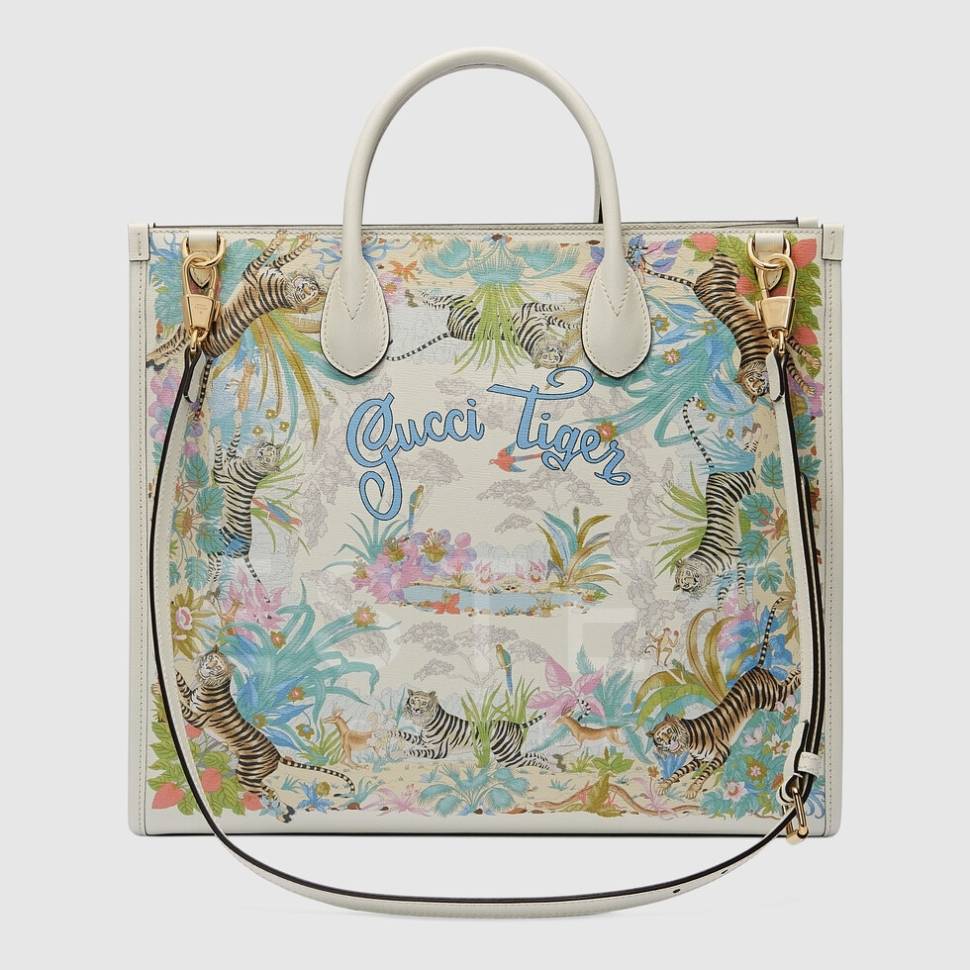 Сумка Gucci Tiger Белая