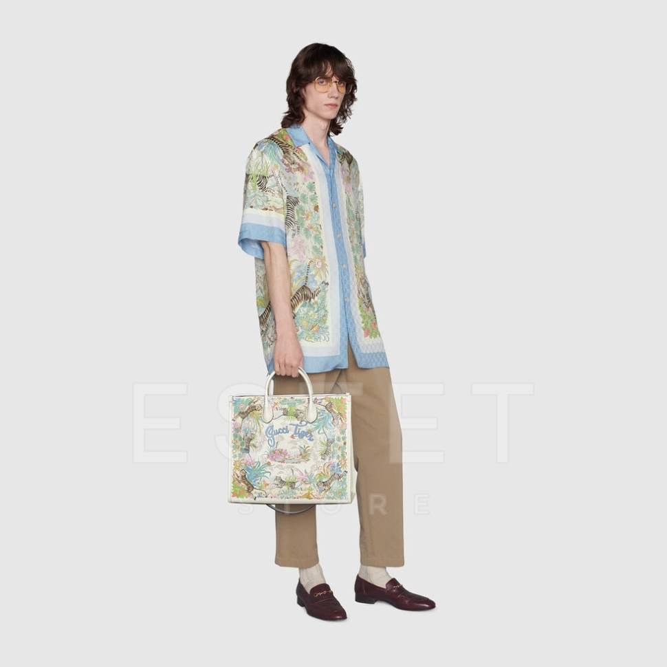 Сумка Gucci Tiger Белая