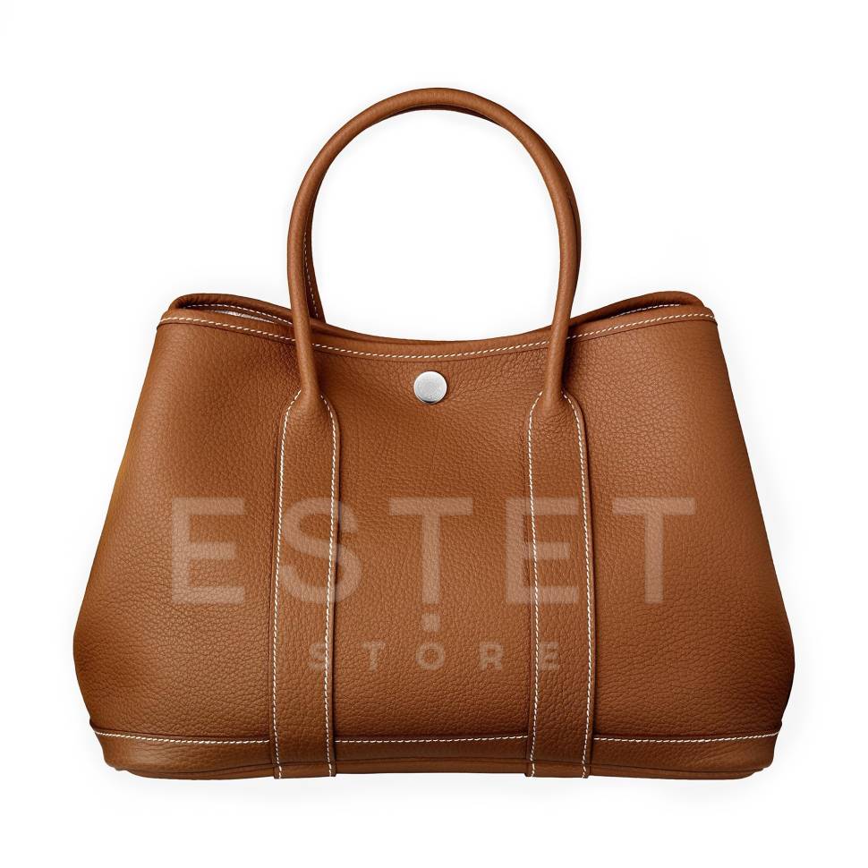 Сумка Hermes Garden Party 36 Bag Коричневая
